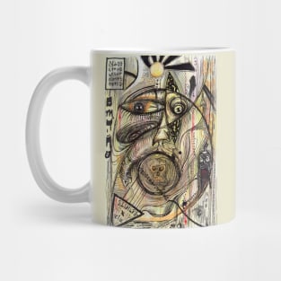 Abstract Coloured Change Mug